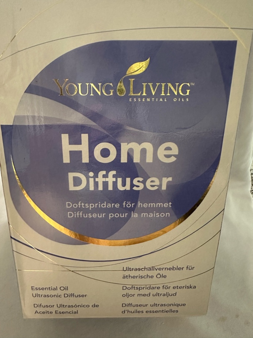 Young Living Home Diffuser Essential Oil Ultrasonic Aromatherapy Humidifier Open